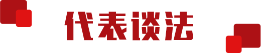 代表谈法